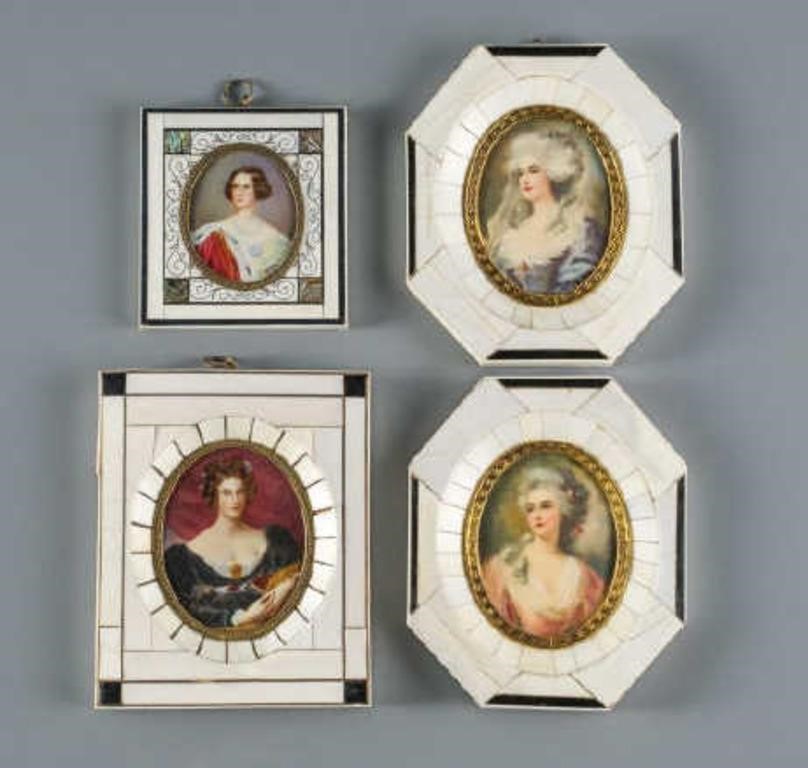 HAND-PAINTED PORTRAIT MINIATURESA