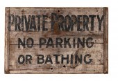 HAND-PAINTED PRIVATE PROPERTY