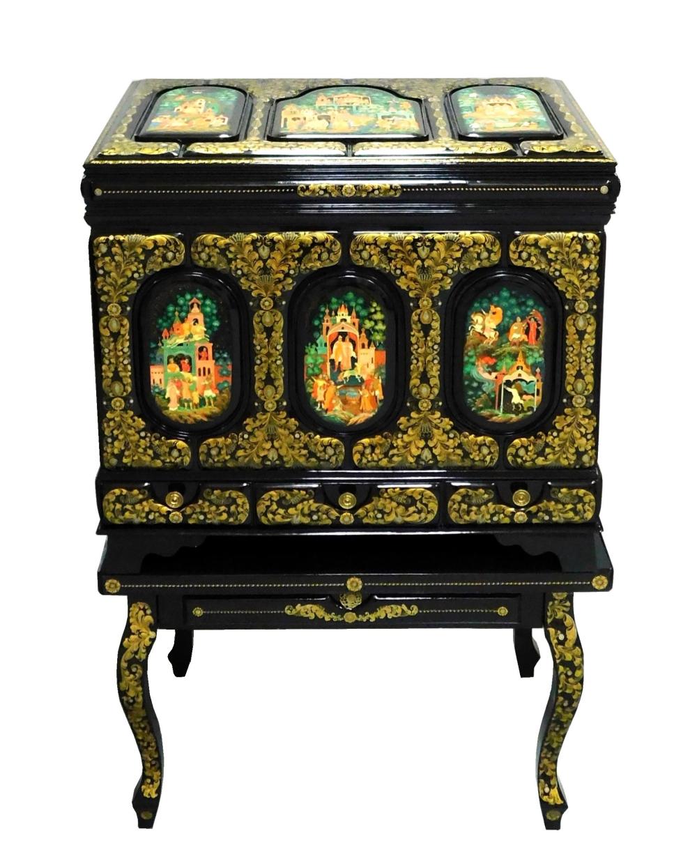 HAND PAINTED RUSSIAN LACQUER