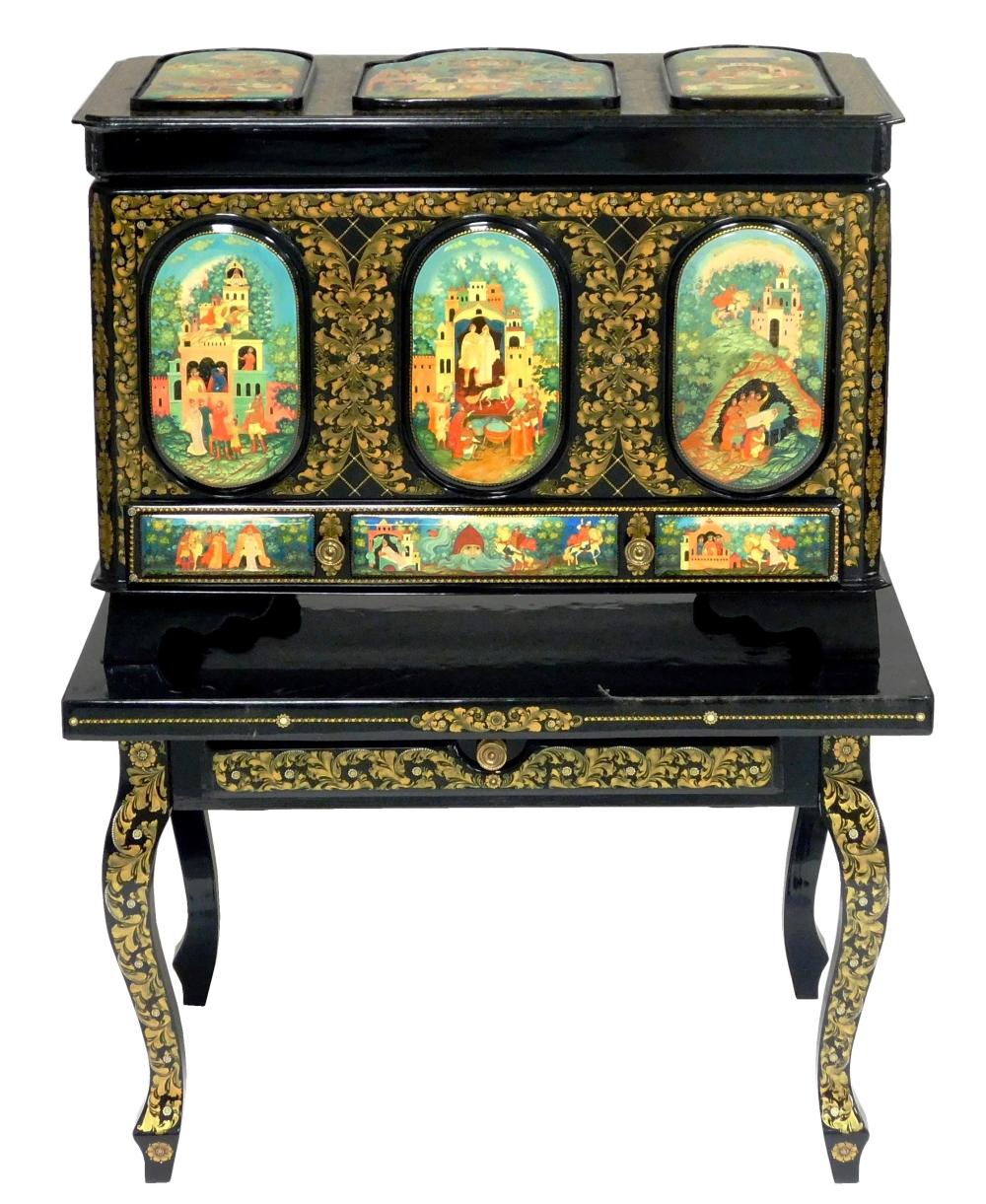 HAND PAINTED RUSSIAN LACQUER