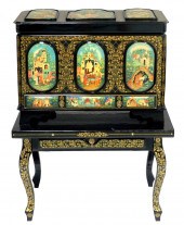 HAND PAINTED RUSSIAN LACQUER W
