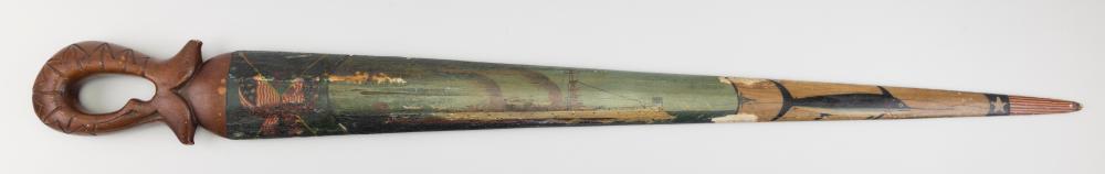 HAND-PAINTED SWORDFISH BILL SWORD
