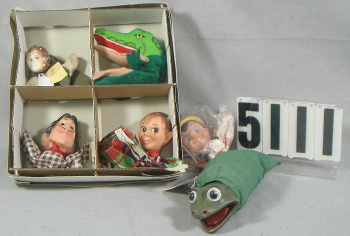 Hand Puppets lot, Peter Pan,