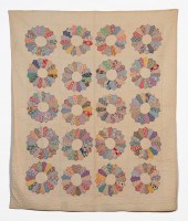 HAND QUILTED COTTON DRESDEN PL