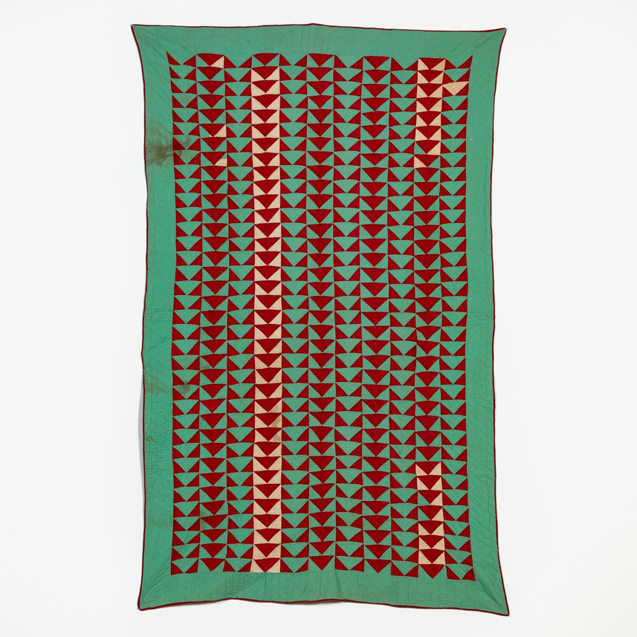 HAND QUILTED COTTON FLYING GEESE 