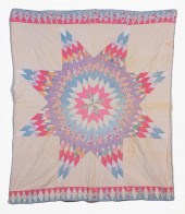 HAND QUILTED COTTON LONE STAR