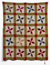 HAND QUILTED COTTON STAR VARIA