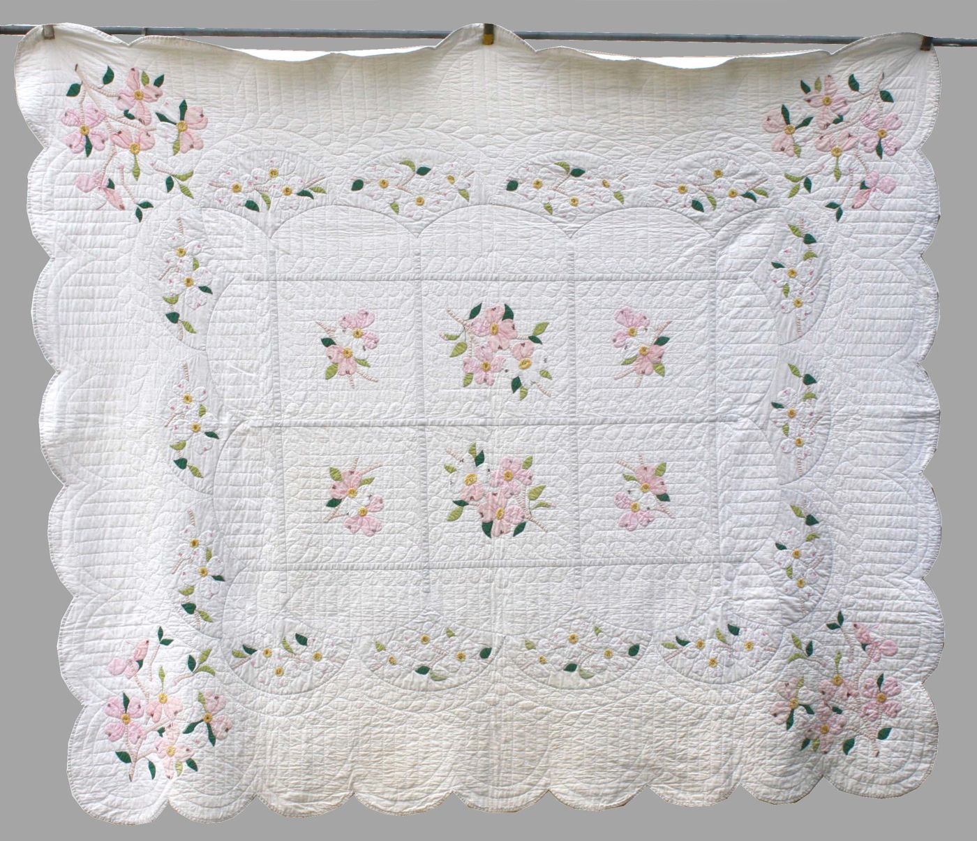 HAND-SEWN APPLIQUE COTTON