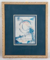 HAND SIGNED MARC CHAGALL COLOR