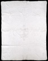 Hand stitched whitework quilt,