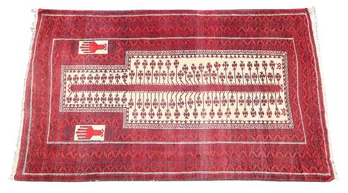 HAND-TIED AFGHAN BELOUCHI PRAYER