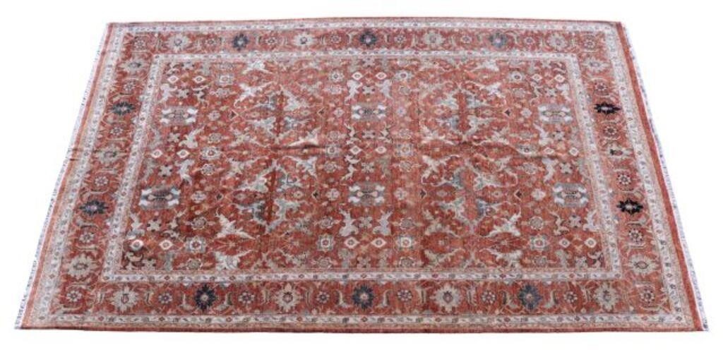 HAND-TIED AFGHAN GHAZNI RUG, 13'10"