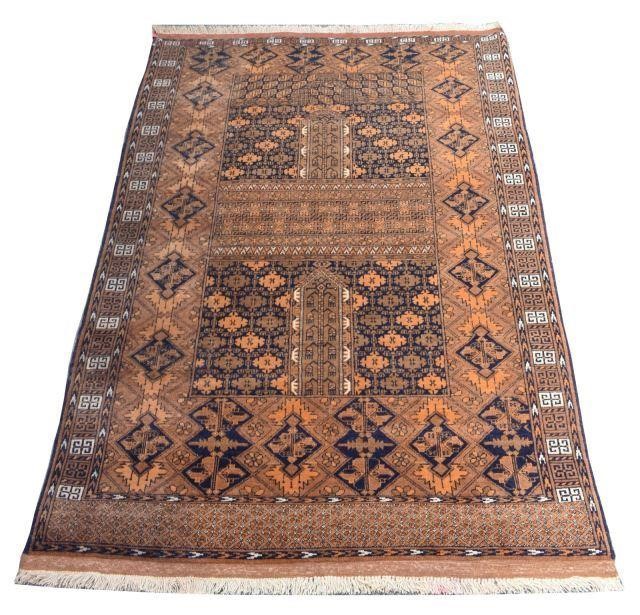 HAND-TIED AFGHAN HATCHLI RUG,