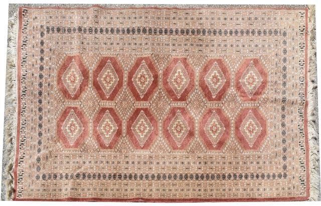 HAND-TIED AFGHAN RUG, 5'9" X