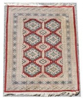 HAND-TIED AFGHAN WOOL RUG, 5'9