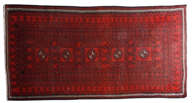 HAND-TIED AFGHANI BELOUCHI RUG,