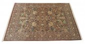 HAND-TIED AGRA WOOL RUG, INDIA