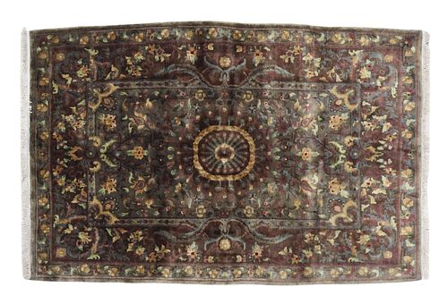 HAND-TIED AMRITSAR RUG, INDIA,