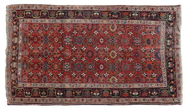 HAND-TIED ANTIQUE BIDJAR RUN,