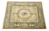 HAND-TIED AUBUSSON RUG, PAKIST