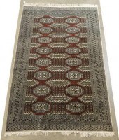 HAND-TIED BOKHARA RUG, 8'4" X