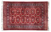 HAND-TIED BOKHARA RUG, APPROX