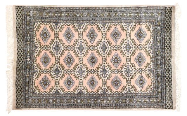 HAND-TIED BOKHARA RUG, PAKISTAN,