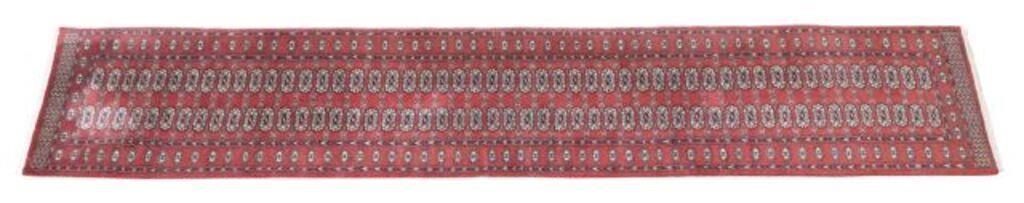 HAND-TIED BOKHARA RUNNER, PAKISTAN,