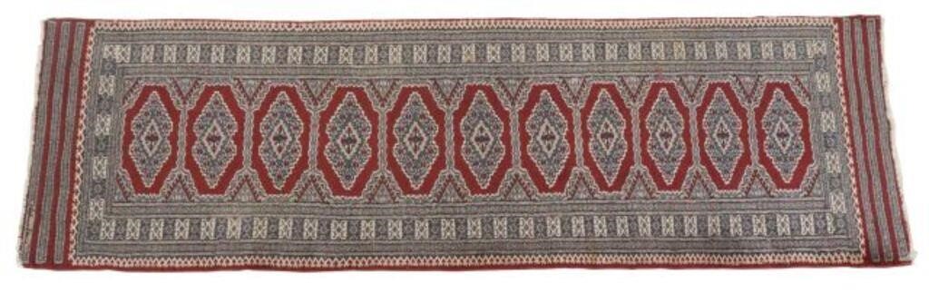 HAND-TIED BOKHARA RUNNER, PAKISTAN,