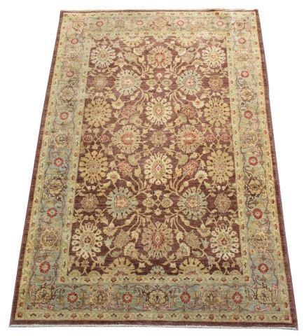 HAND-TIED BROWN PESHAWAR FLORAL