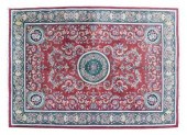 HAND-TIED CHINESE AUBUSSON RUG