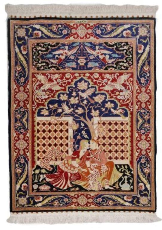 HAND-TIED CHINESE HEREKE SILK