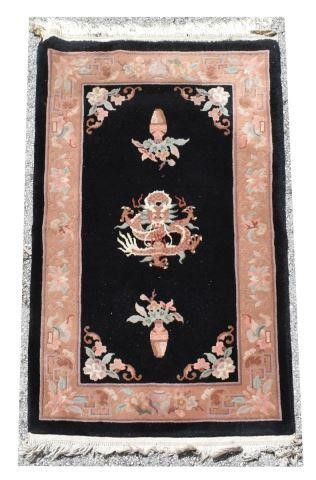 HAND-TIED CHINESE RUG, 5'1" X