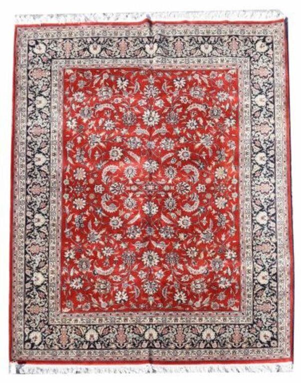 HAND-TIED CHINESE TABRIZ RUG,