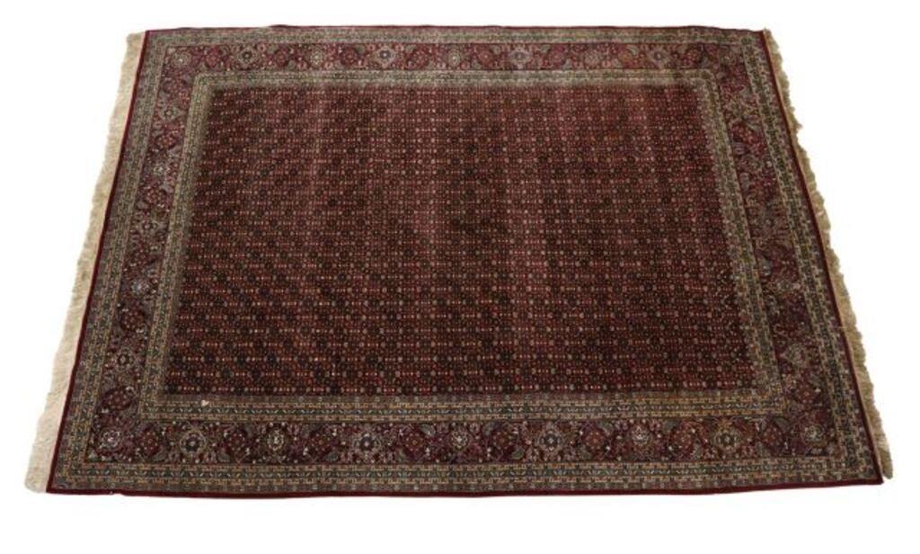 HAND-TIED CHINESE TABRIZ RUG, 12' X