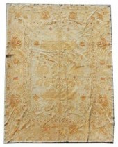 HAND-TIED EGYPTIAN OUSHAK RUG,