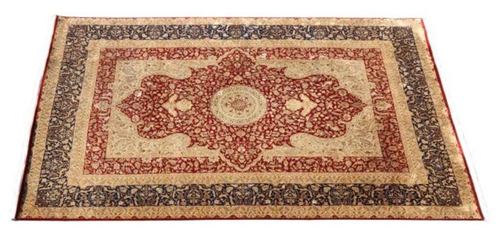 HAND-TIED HEREK RUG, 13'6" X