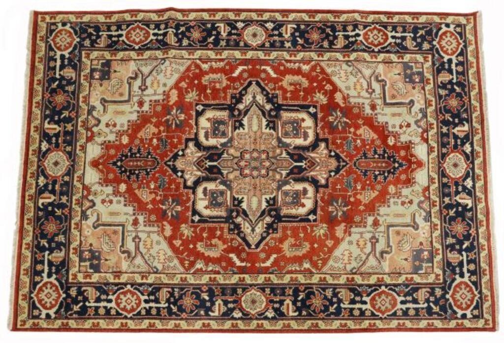 HAND-TIED HERIZ RUG, 11'6.75" X