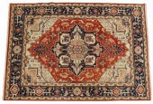 HAND-TIED HERIZ RUG, 11'6.75"
