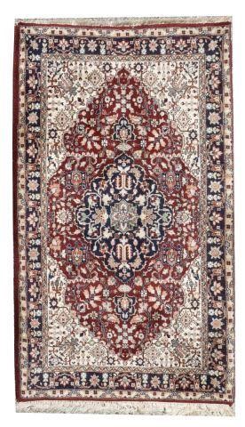 HAND-TIED INDIA  RUG, 5'10" X