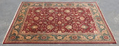 HAND-TIED INDIAN TABRIZ RUG, 1