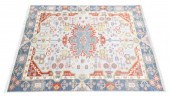 HAND-TIED INDO OUSHAK RUG, 10'