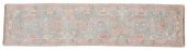 HAND-TIED INDO-OUSHAK RUNNER,