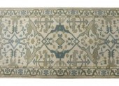 HAND-TIED INDO OUSHAK RUNNER,