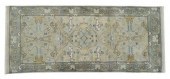 HAND-TIED INDO OUSHAK RUNNER,