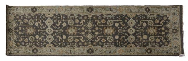 HAND-TIED INDO OUSHAK RUNNER,