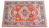 HAND-TIED INDO-SERAPI RUG, 6'