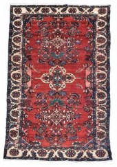 HAND-TIED IRANIAN WOOL RUG 9'3