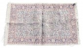 HAND-TIED KASHMIR RUG, 4'1.5"