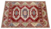 HAND-TIED KAZAK RUG, INDIA, 8'